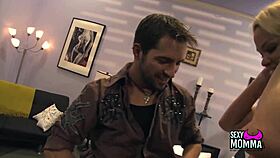 Hot brothers enjoying steamy hard fuck with horny step-sister?