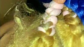 Pov Blowjob With Ebony Slut Sucking Wet Pussy On Webcam