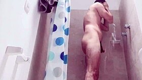 just chilling in the shower before my first porno shoot in cali, colombia, haha!