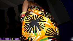 Pretty Asian Shemale Barebacked Anal