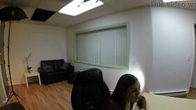 veronica valentine's messy casting with ripped clothes and creampie 😈