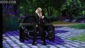 scarlett sneaks out to fuck the hot gardener in 3d hentai