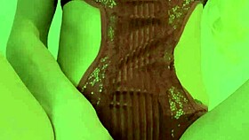 sexy babe in lingerie touching her wet pussy, wanna see?