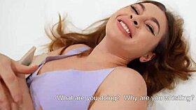 One Day Riding My Girlfriend's Big Tits