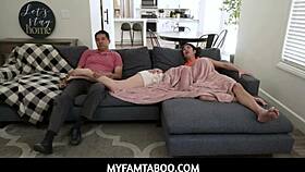 Does this teen 18+ finally confess her feelings to her stepbrother before he leaves?