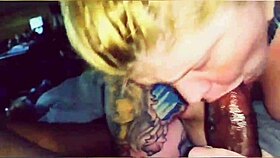 Savannah jones and leroy love share a homemade interracial moment