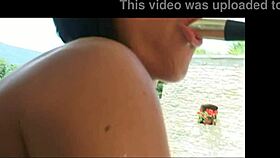 hot slut plays with a vibrator