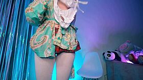 Teen 18+ Petite Amateur Changes Clothes.