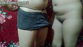 Bent over doggystyle fucking with cumshot on homemade pussy