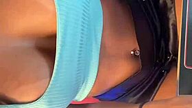 magrinha with perfect tits rides in cowgirl creampie 😍