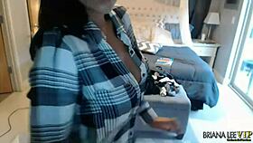 Briana Lee's Emotional Webcam Masturbation Show On October 7th 2015