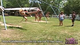 Naked Stripper Games Heat Up at Nudes a Poppin