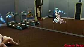 ANIME COSPLAY ORGY IN THE GYM WITH BORUTO AS DJ, ENDING IN WILD FUCKING