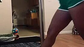 dancing feet in a casual routine