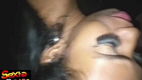 Teen brunette leona senna in wild gangbang