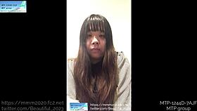 rookie sakura asakura films herself in a chaku-ero session with tentacles.