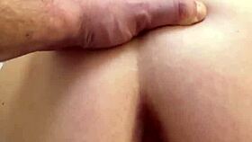 bent over blonde milf takes pov anal pounding