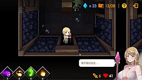 shalis captured by wild boar, bent over for doggystyle creampie in dungeon