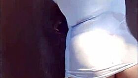 With my hot sister-in-law by the river.