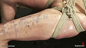 Hey, slave in back arch bondage getting candle waxed and punished 😈