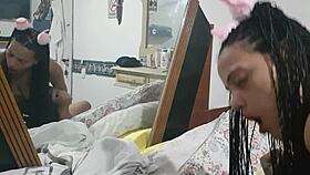 i saw the novinha learn to give a blowjob