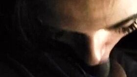 Young girl climbs into my bed and sucks my cock passionately.