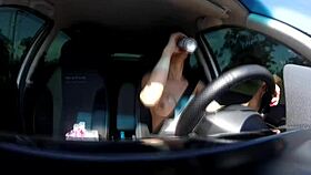 Horny driver picks up guy at station for oral fun in woods