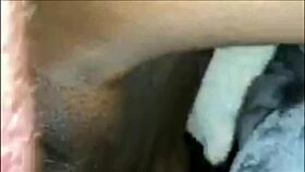 Interracial couple engages in intense fucking with big ass and squirting