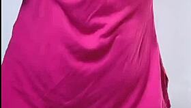 my wife shows off on webcam