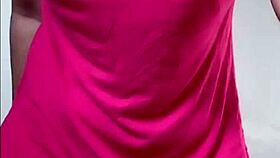 my wife shows off on webcam