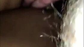 Interracial couple engages in intense fucking with big ass and squirting