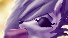 Loona From Helluva Boss Gives Detailed Blowjob In Furry Cartoon Style