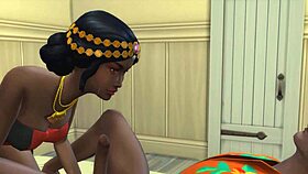 Indian step father and teen engage in taboo sex after masturbation