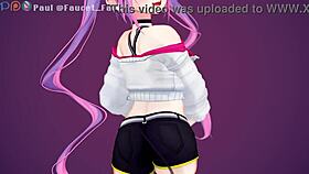 T●wa-sama delivers a devilish handjob in this monster pov hentai.