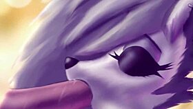 Loona From Helluva Boss Gives Detailed Blowjob In Furry Cartoon Style