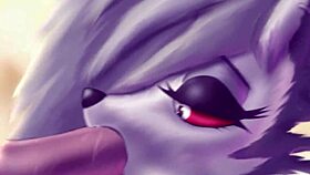 Loona From Helluva Boss Gives Detailed Blowjob In Furry Cartoon Style