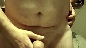 Big Cock Masturbation Leading to Cumshot Orgasm