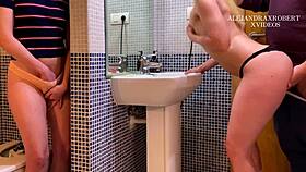 i got an incredible fuck in front of my stepsister with doggystyle and blowjob