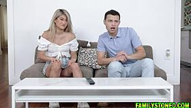 asian slut sofia su offers her pussy to her stepbrother after losing