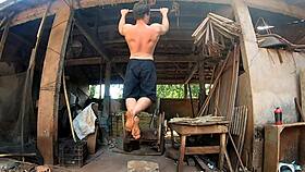 muscular bodybuilder shares gym secrets in intriguing vlog part 01