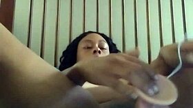 Tattooed shaved pussy gets monstered with a big black cock