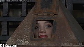 Hotty Trapped Inside Cage, Begging for Release! What Happens Next?