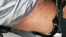 The amateur performer practices her oral skills in a homemade video