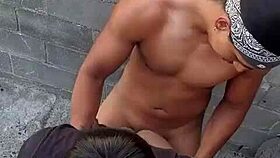 ella was washing clothes when this guy came to fuck her