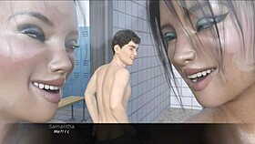 My stepsister and her friend suck my big cock with intense emotions