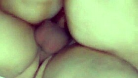 BBW with big ass riding that dick in intense action.