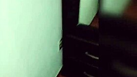 Hey, caught my cousin dressing after a shower, things got wild at my uncle's house!