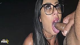 Is Amanda Souza enjoying big black cocks at the party?