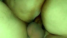 BBW with big ass riding that dick in intense action.