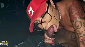 Is Amanda Souza enjoying big black cocks at the party?